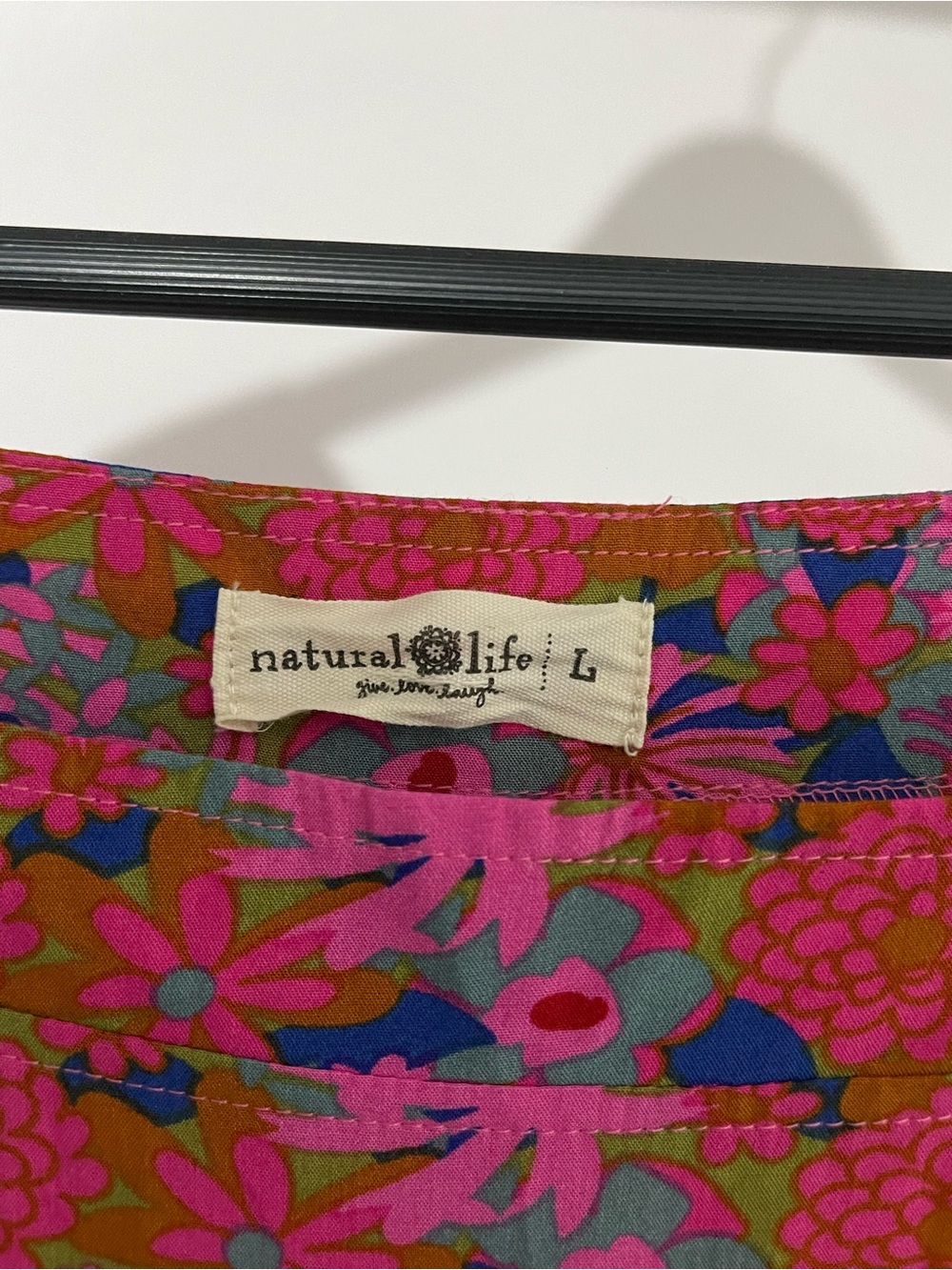 NATURAL LIFE Pink Floral Print dress